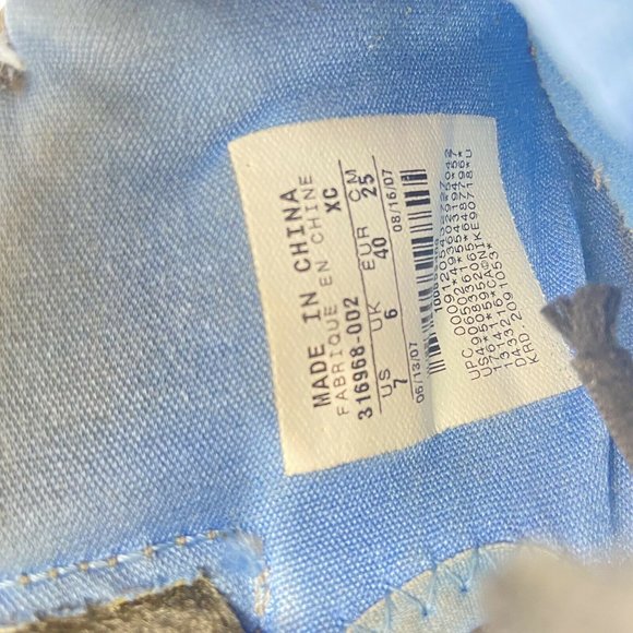 Nike Zoom Uptempo Basketball Shoes Gray /Black 316968-002 Men's Size 7 - Picture 5 of 8